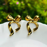 Small Bow Stud Earring