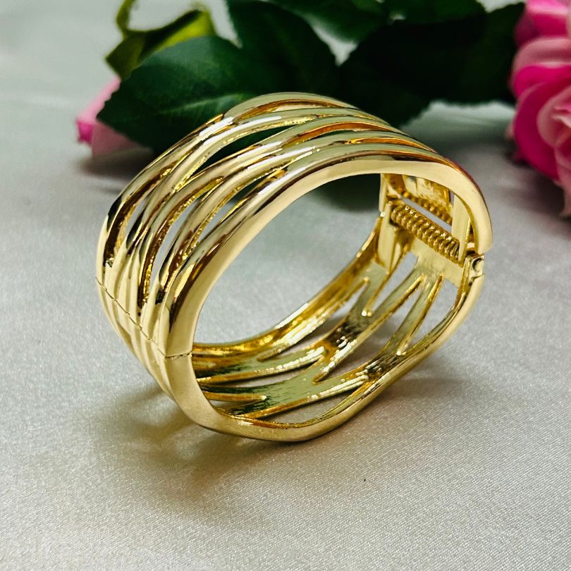 Zigzag Layered Openable Kada/Cuff