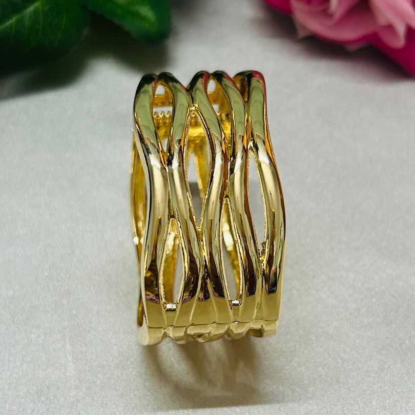 Zigzag Layered Openable Kada/Cuff