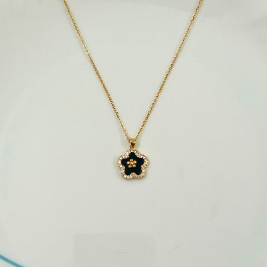 Blue Clover Pendant