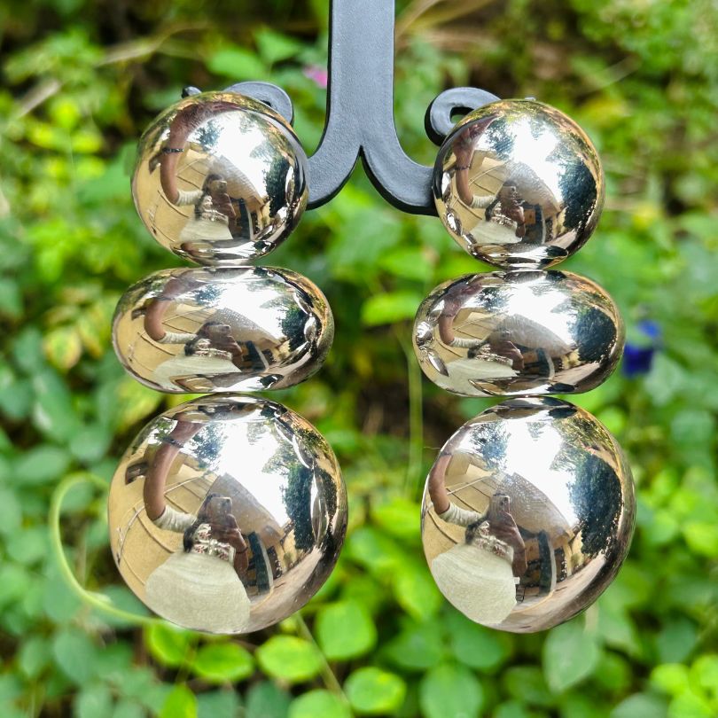 Chunky Silver Metallic Statement Earrings