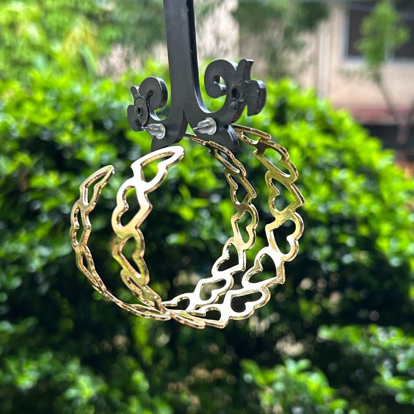 Heart Hoop Earrings