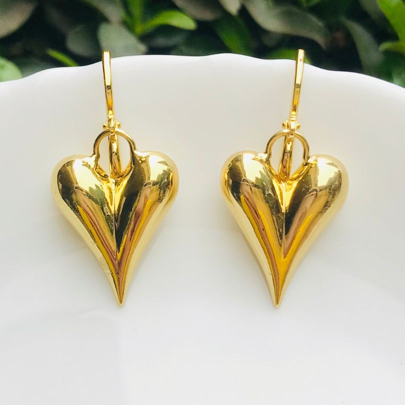 Sweety Heart Golden Earring