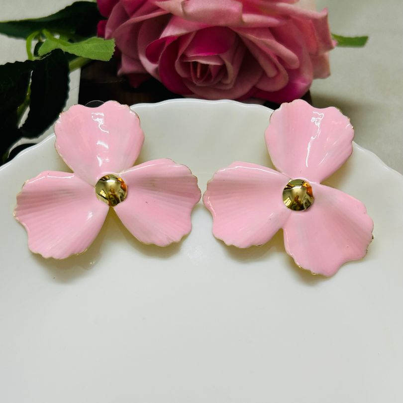 Flower Baby Pink Earrings