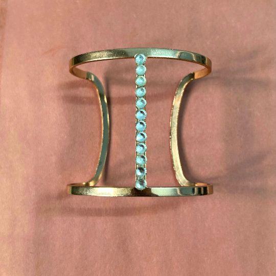 Golden T AD Studded Handcuff