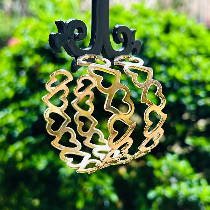 Heart Hoop Earrings