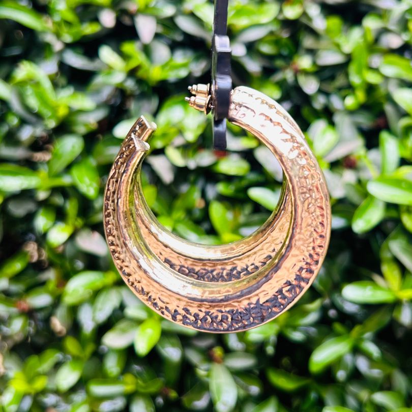 Golden Hoop Earring