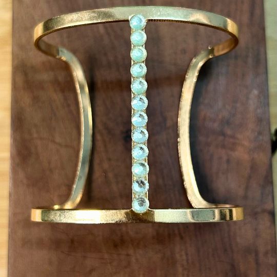 Golden T AD Studded Handcuff