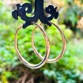 Shiny Golden Hoop Earring