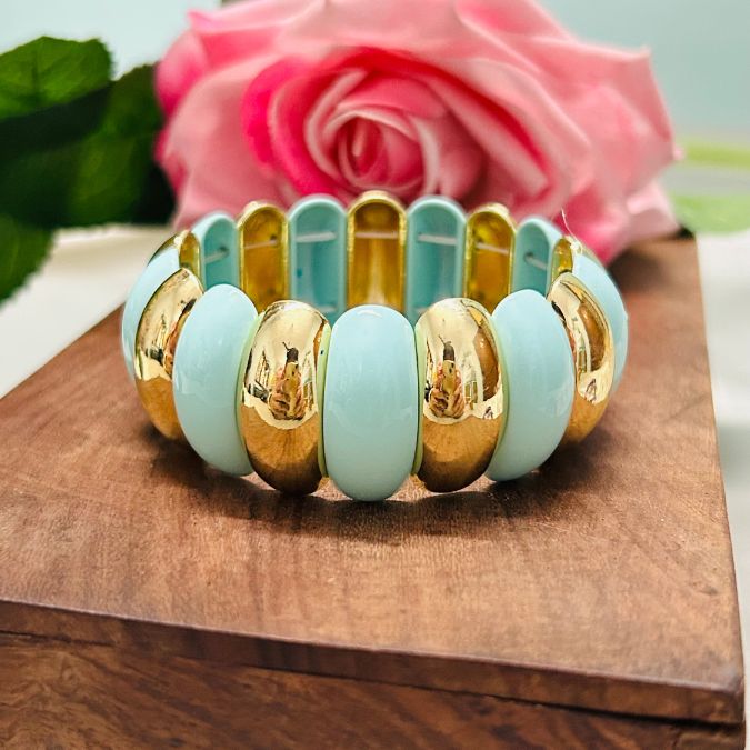 Stretchable Turquoise Bracelet