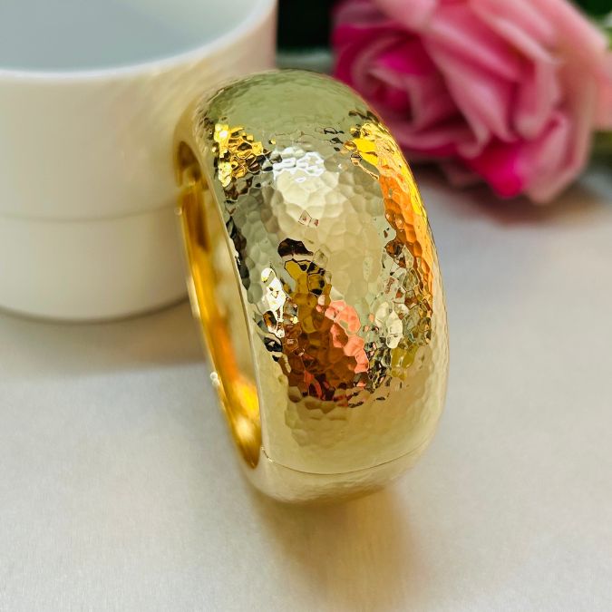 Rough Shiny Openable Kada/Cuff