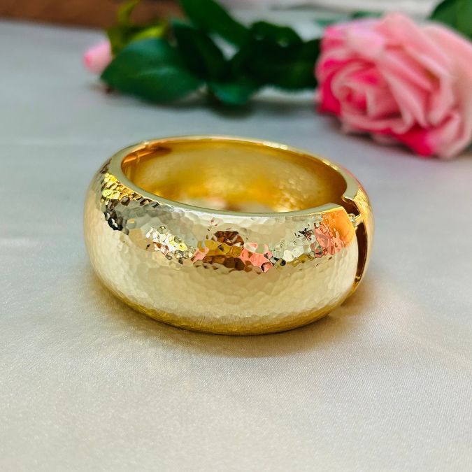 Rough Shiny Openable Kada/Cuff