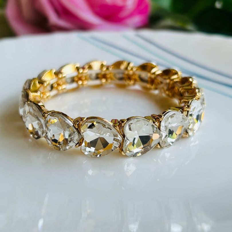 Heart American Diamond Bracelet