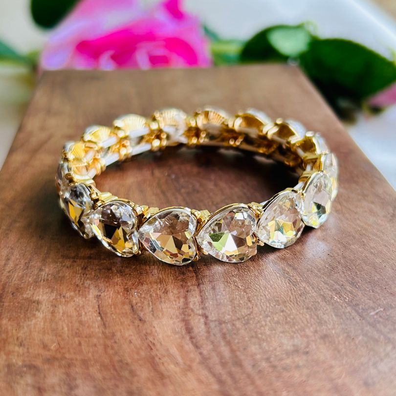 Heart American Diamond Bracelet