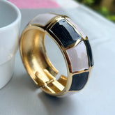 Black & White Raised Bracelet