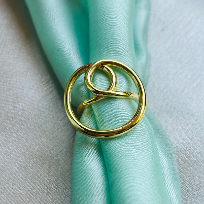 Hollow Round Finger Ring