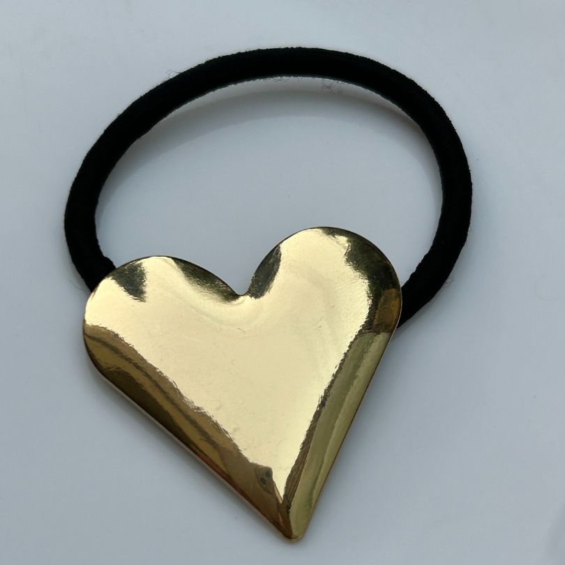 Heart Stainless Steel Rubber Band