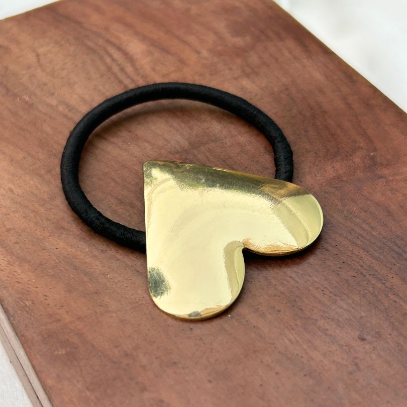 Heart Stainless Steel Rubber Band