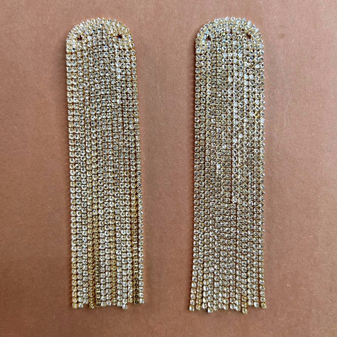 Savannah Rose Gold Party Earrings