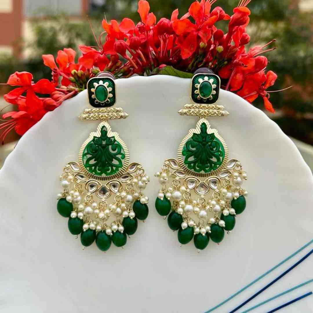 Mishi Green Chandbalis