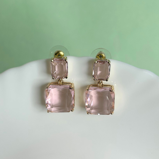 Mallow Square Earrings