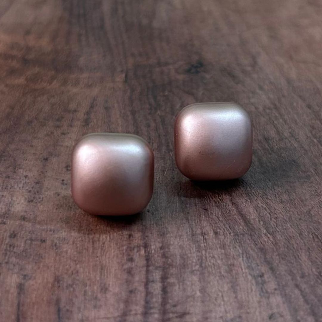 Square Stud Earrings