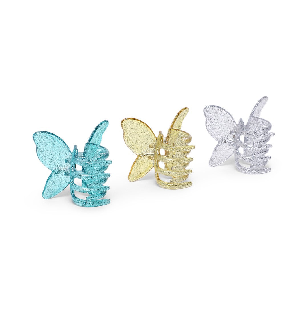 LAIDA Women Set of 3 Embellished Claw Clip