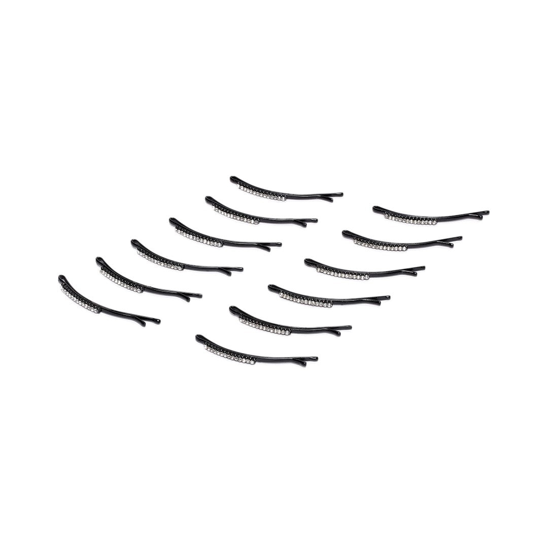 LAIDA Women Set of 12 Embellished Bobby Pins