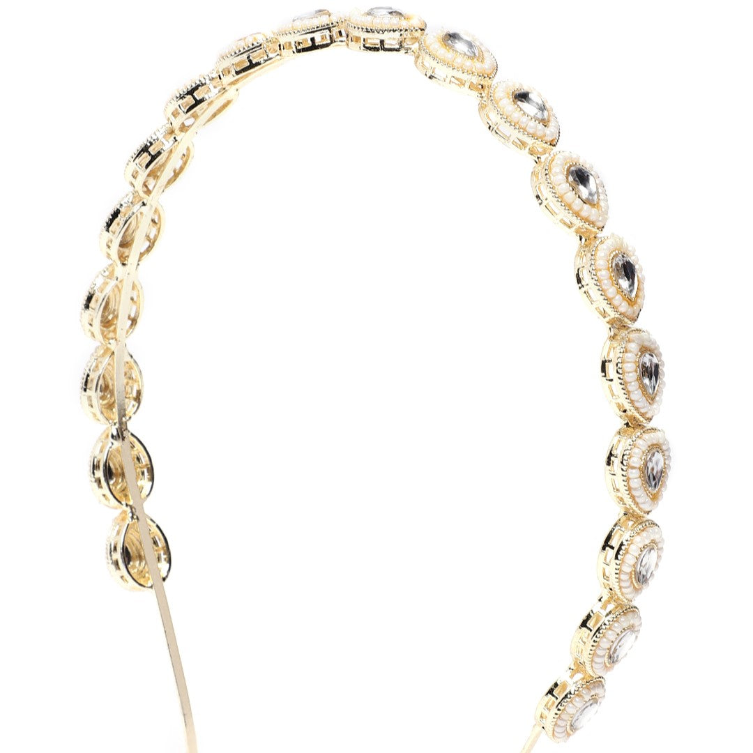 LAIDA Women Embellished Metal Hairband