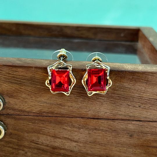 Gem Stud Earrings