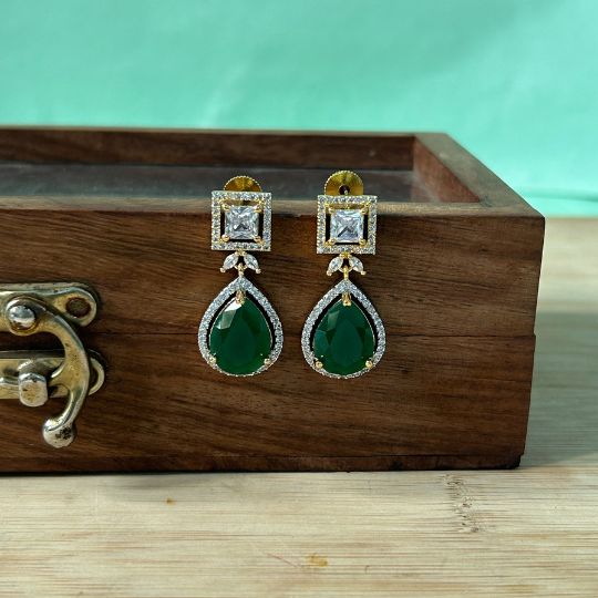 Esty American Diamond Earrings