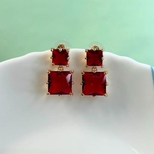 Scarlet Drop Earrings