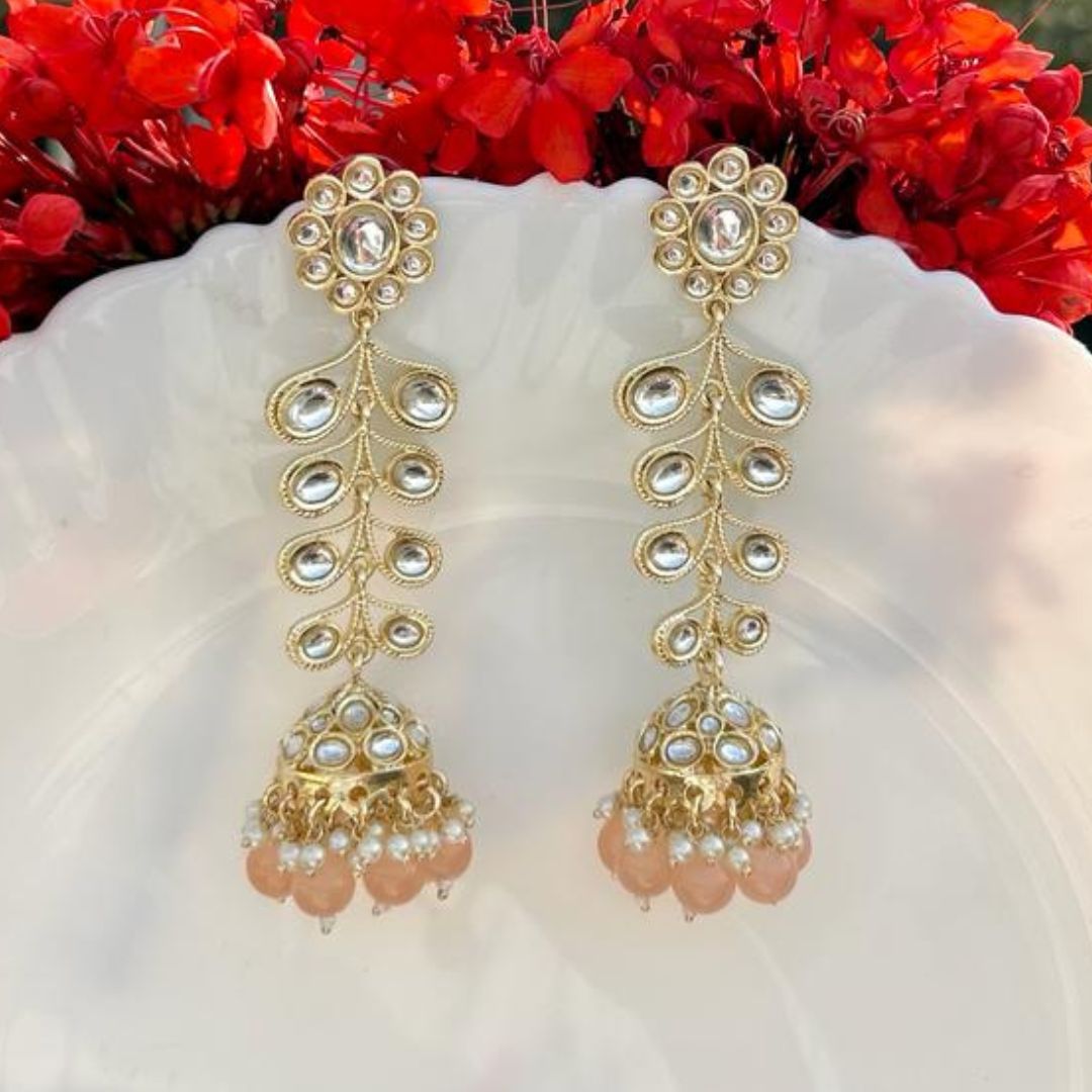 Vidya Gold Earrings