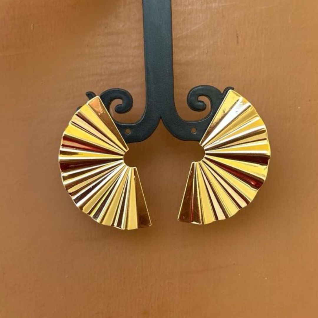 Half Moon Golden Earrings