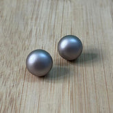 Round Stud Earrings