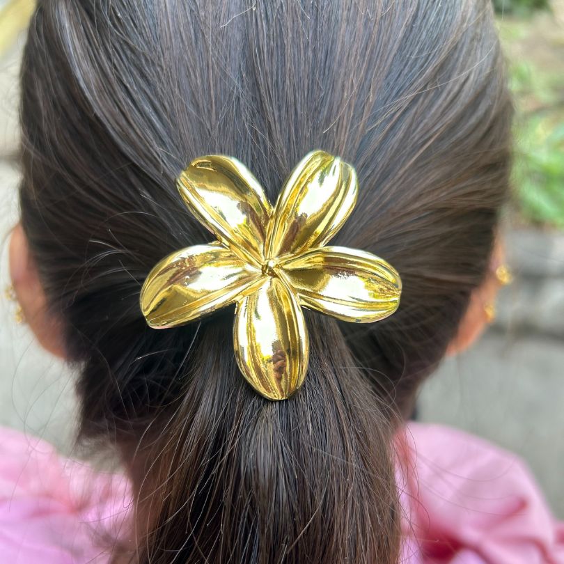 Floral Stainless Steel Rubber Band