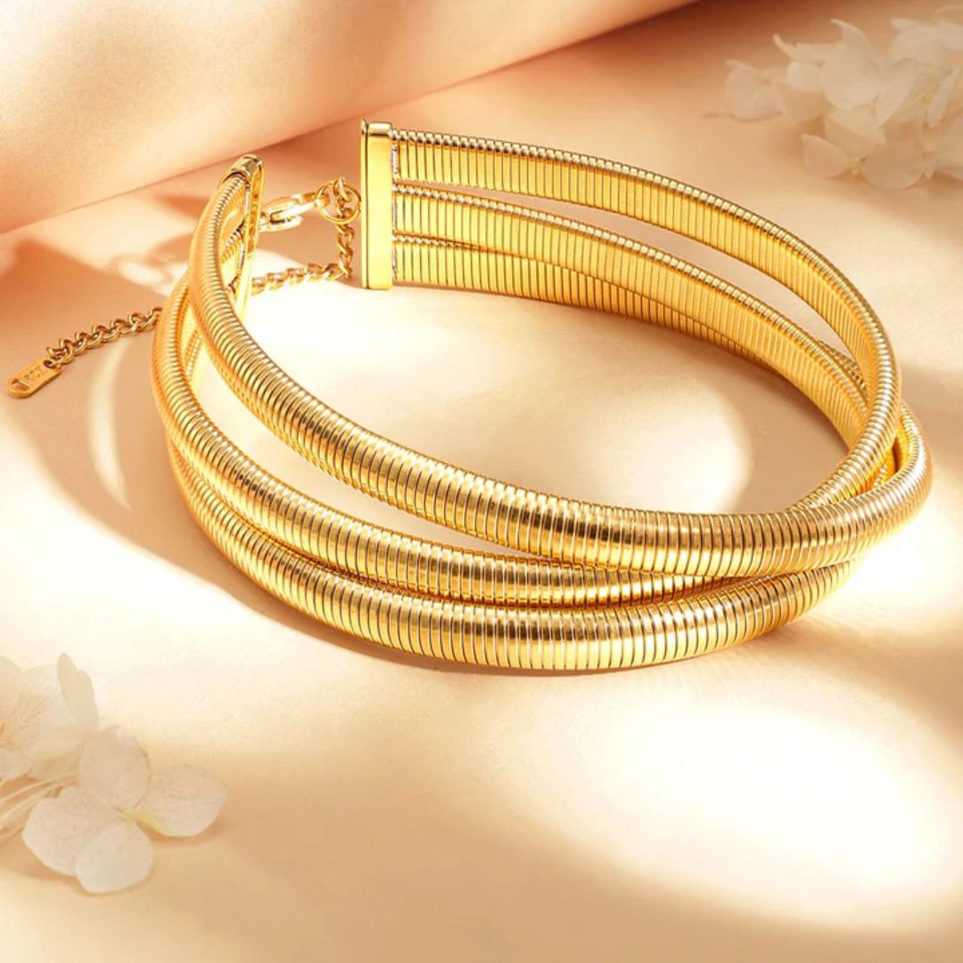 Gold Twisted Choker