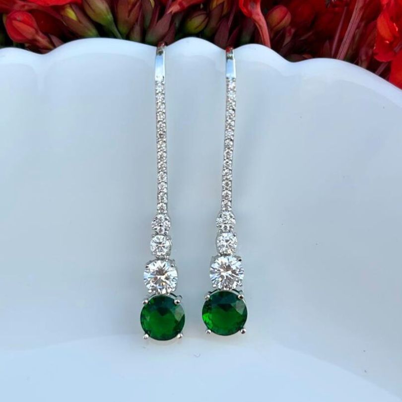 Mandy Green AD Drop Earrings