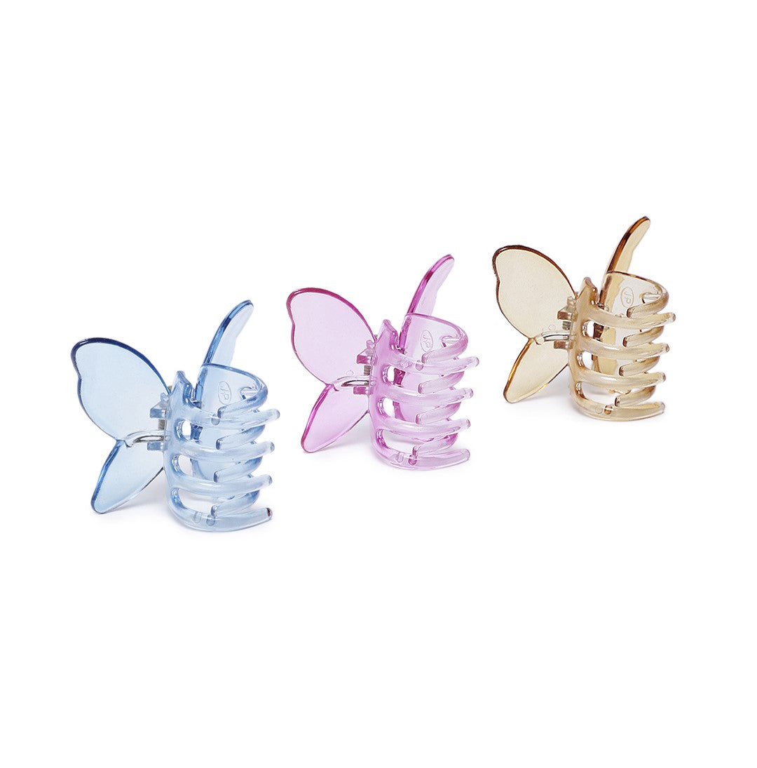 LAIDA Women Set of 3 Embellished Claw Clip