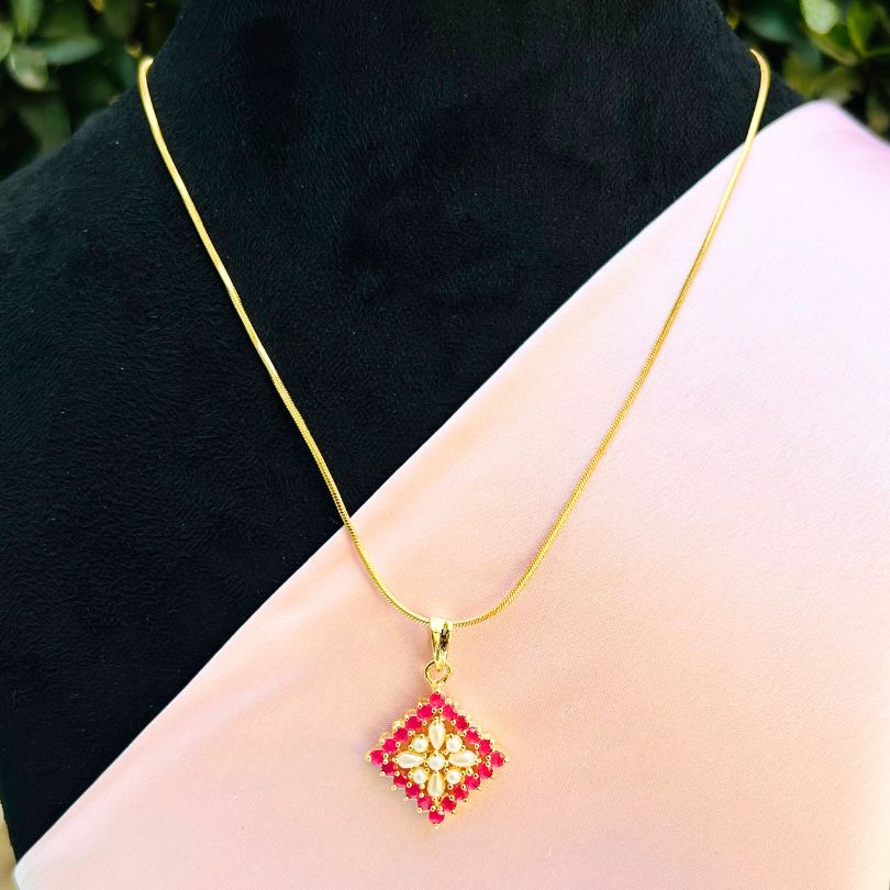 Srishti Red Pendant Sets