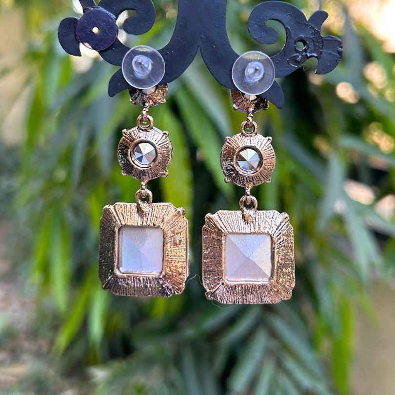 Rhinestone Multicolor Earrings