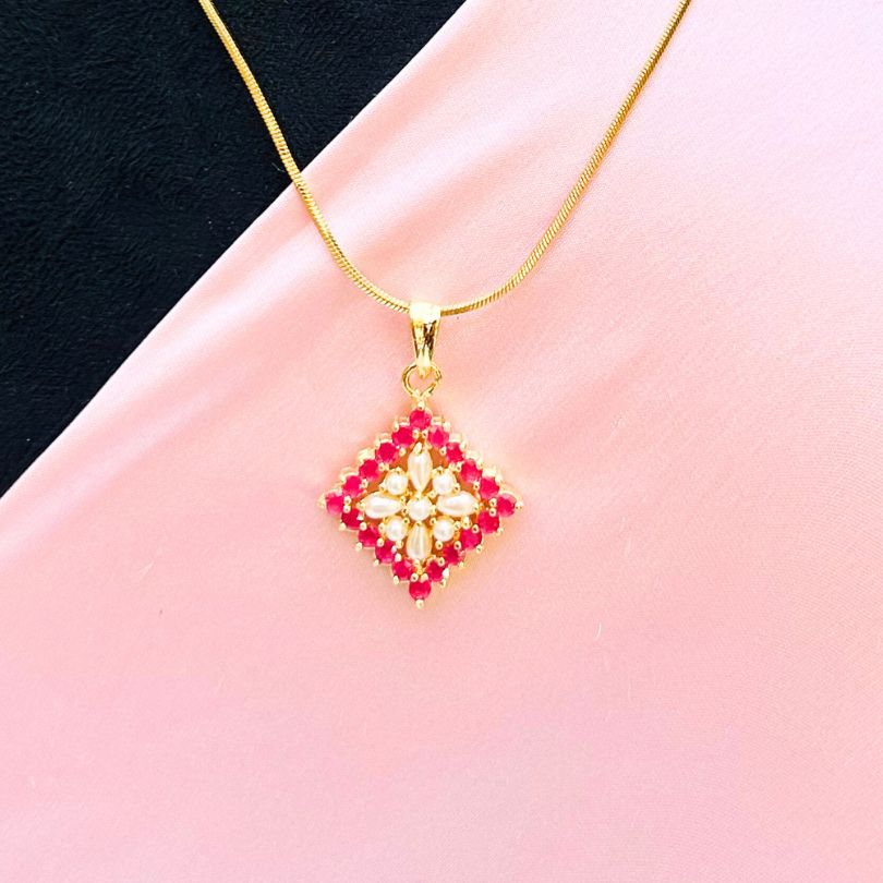 Srishti Red Pendant Sets