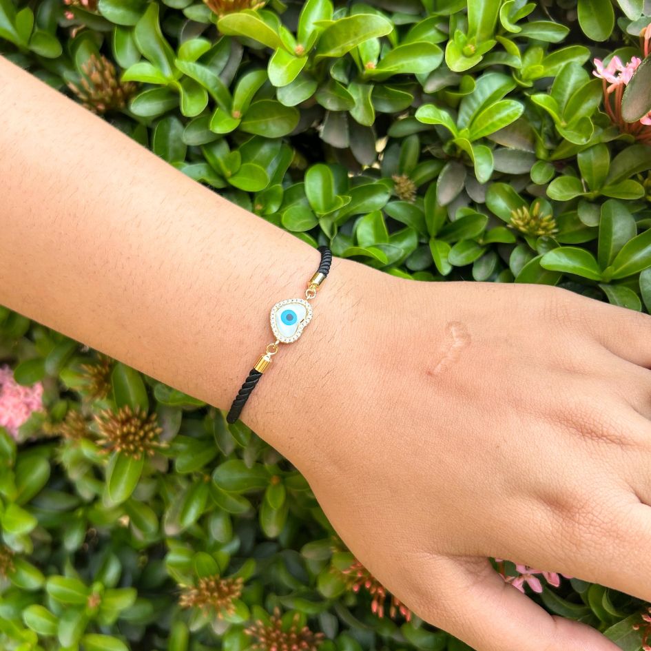 Heart Evil Eye Bracelet