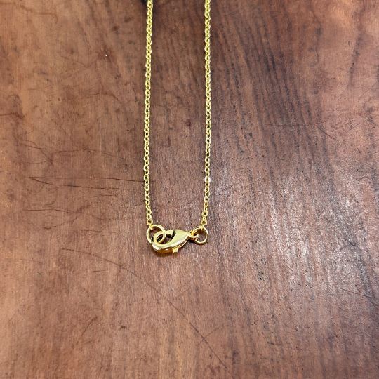 Iris 18K Gold Plated American Diamond Pendant Set