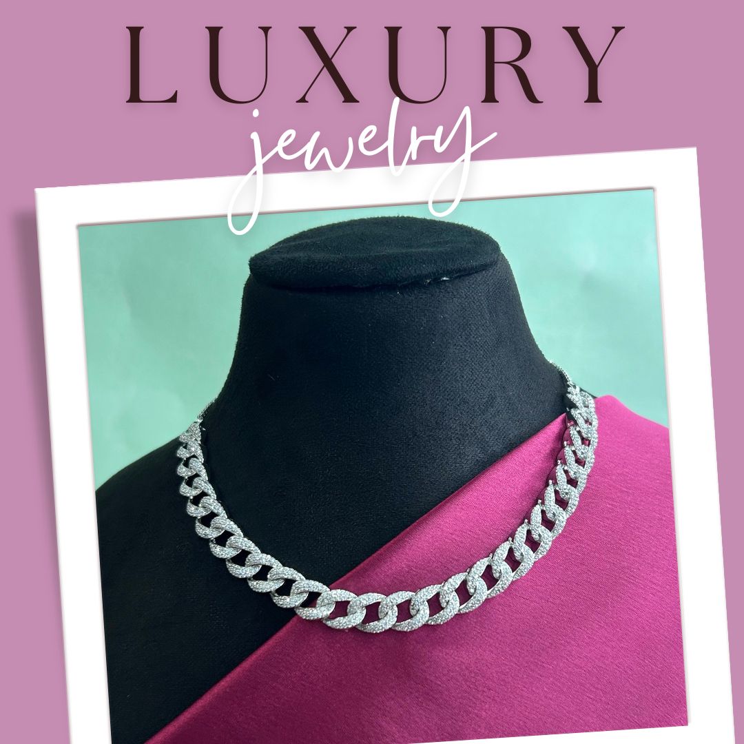 Omisha Silver Plated Necklace Set