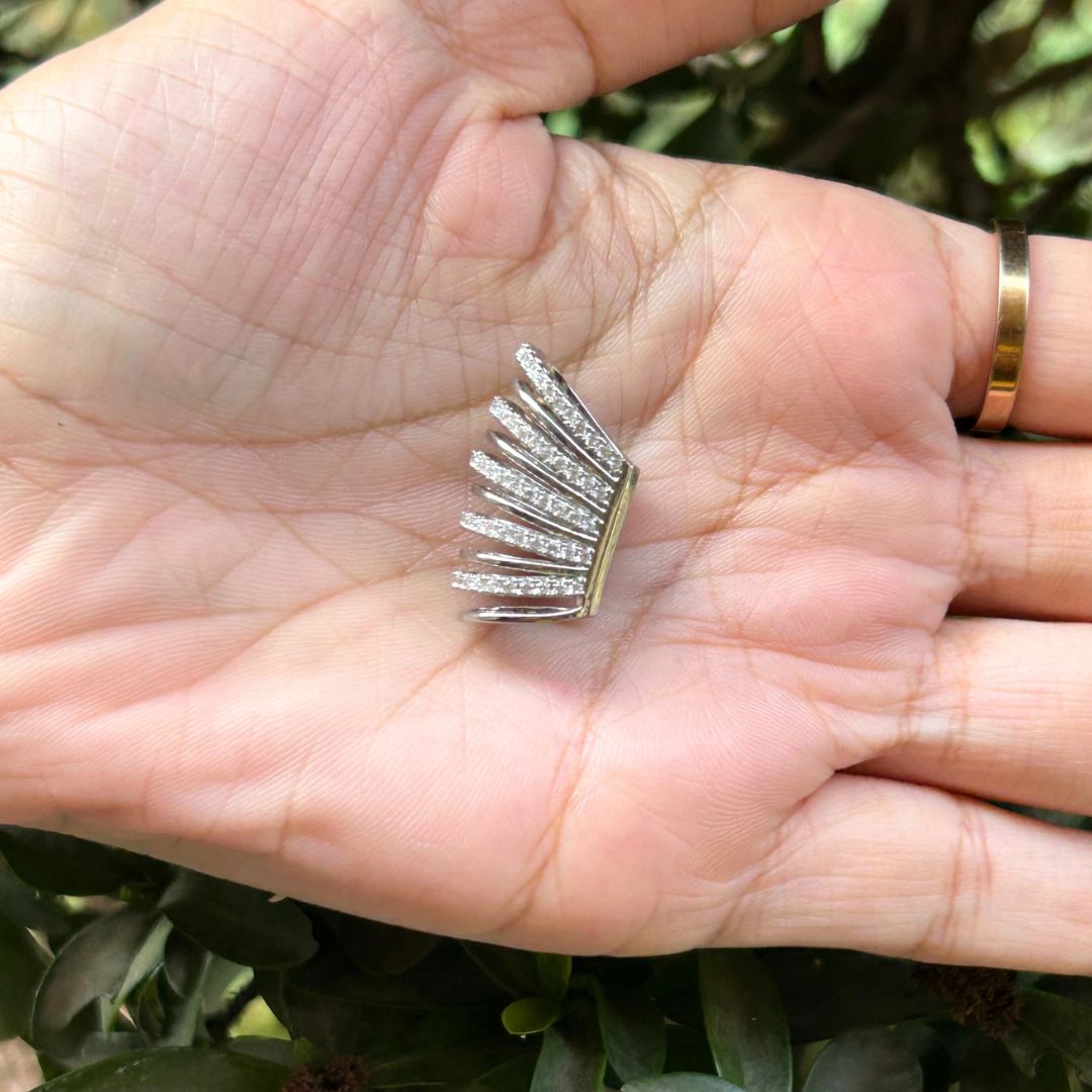 Chunky Silver Ear Cuff