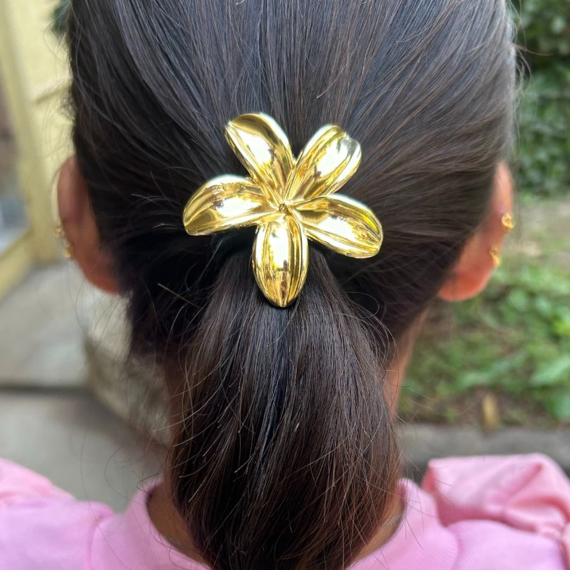 Floral Stainless Steel Rubber Band
