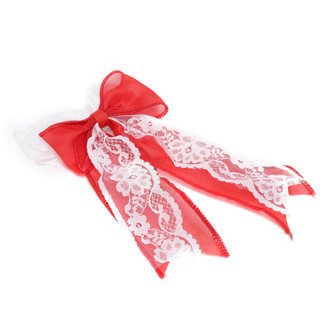 LAIDA Women Set of 2 Lace Alligator Hair Clip