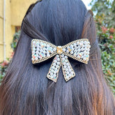 Pearl Hair Bow Clip
