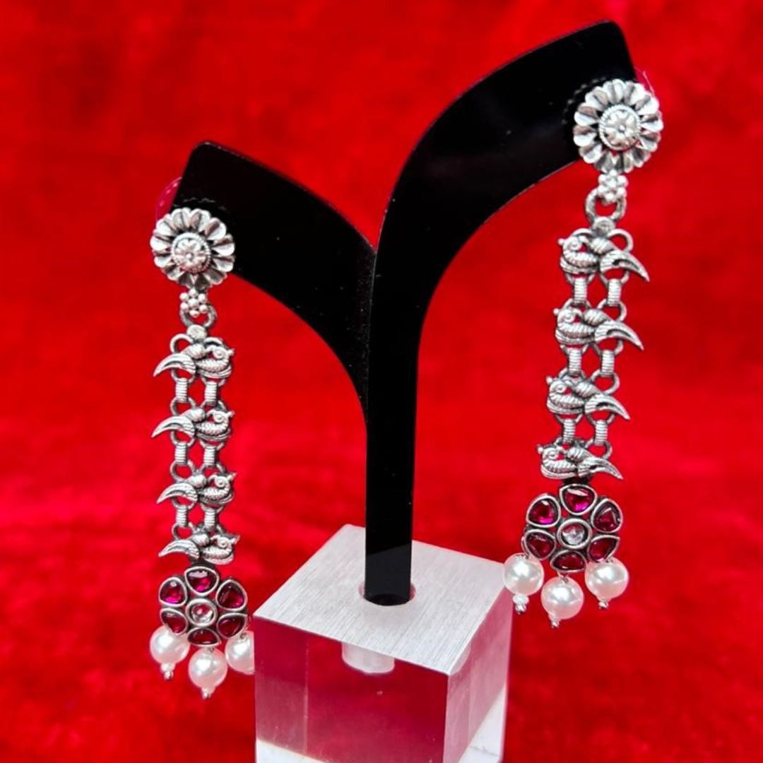 Niti Ruby Earrings